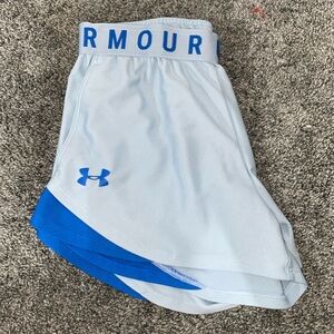 Under Armour Light Blue Athletic Shorts